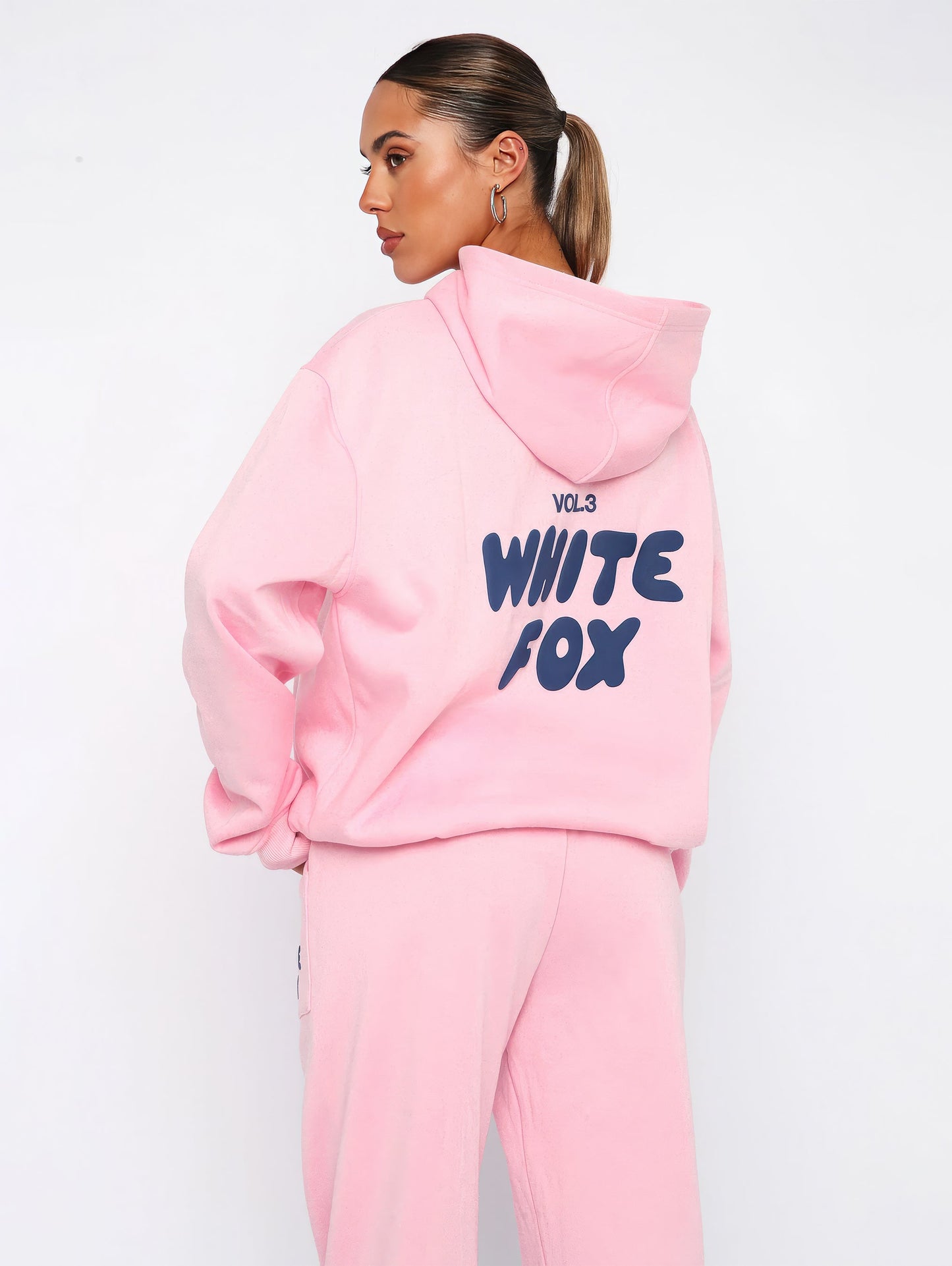 WHITE FOX OVERSIZED HOODIE + FREE SWEATPANTS