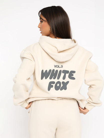 WHITE FOX OVERSIZED HOODIE + FREE SWEATPANTS