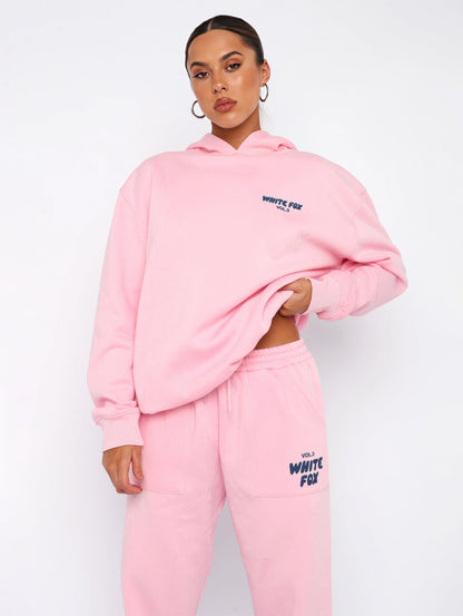 WHITE FOX OVERSIZED HOODIE + FREE SWEATPANTS