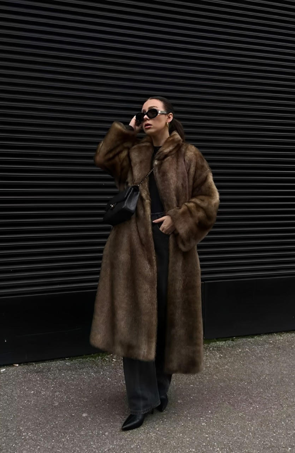 FUR TRENCH COAT